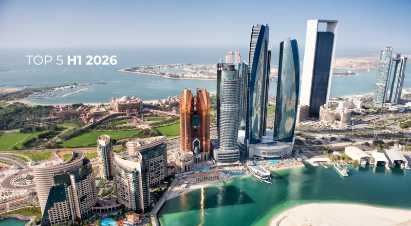 Nejžádanější lokality Abu Dhabi v první polovině roku 2026
