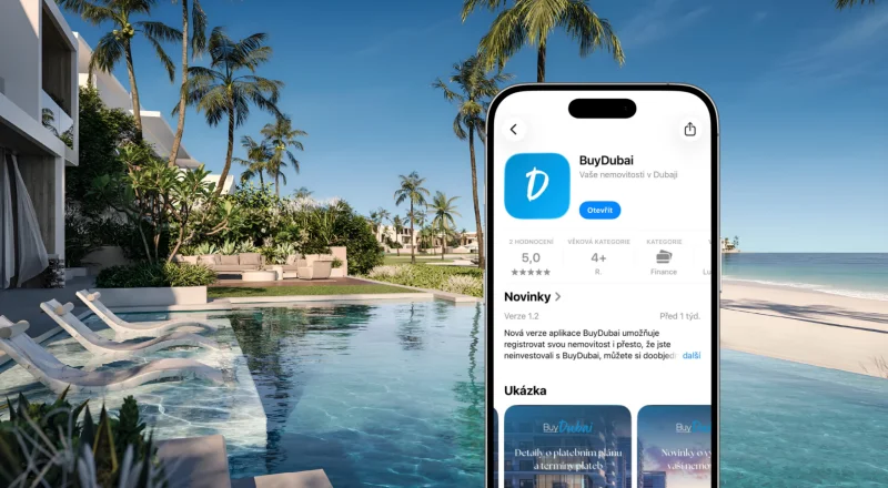 Představujeme aplikaci BuyDubai. Vše o vaší investici na jednom místě.