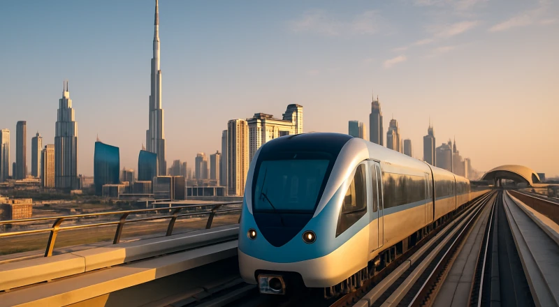 Nové metro v Dubaji mění mapu města a zároveň přitahuje kapitál