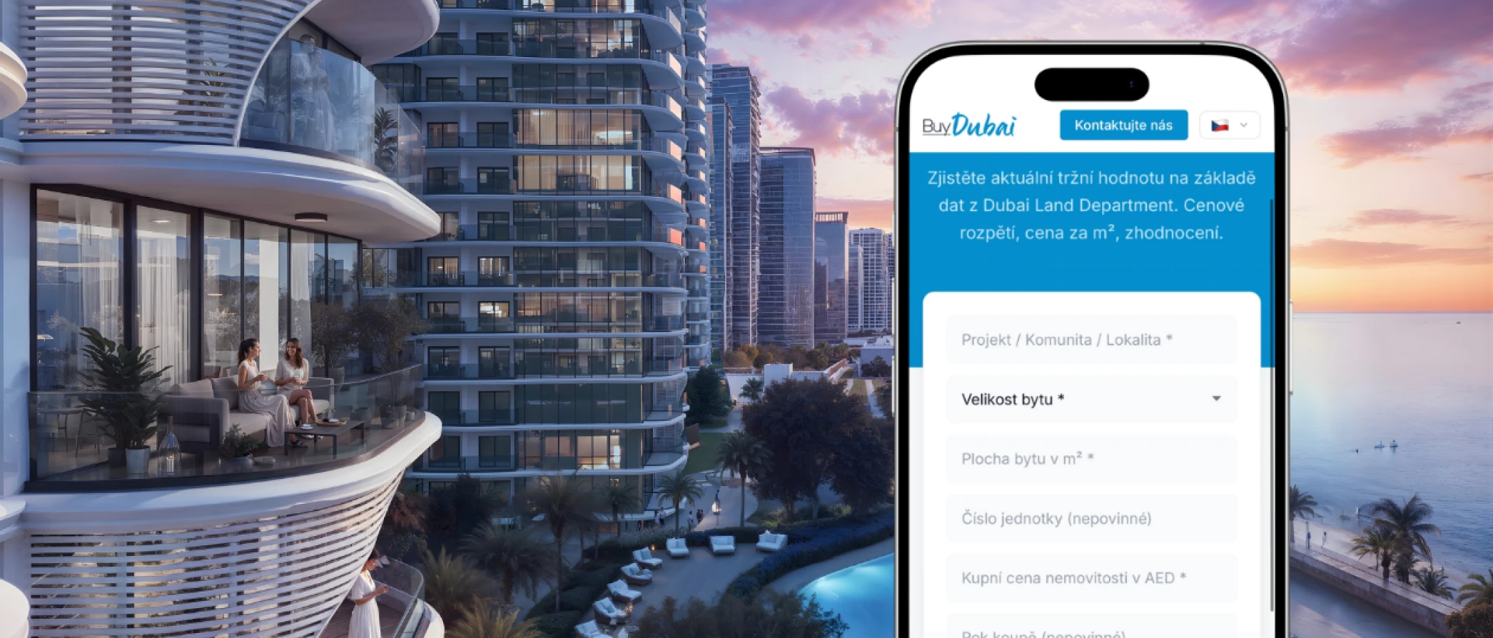 Kolik dnes stojí váš byt v Dubaji? Vyzkoušejte naši online kalkulačku.