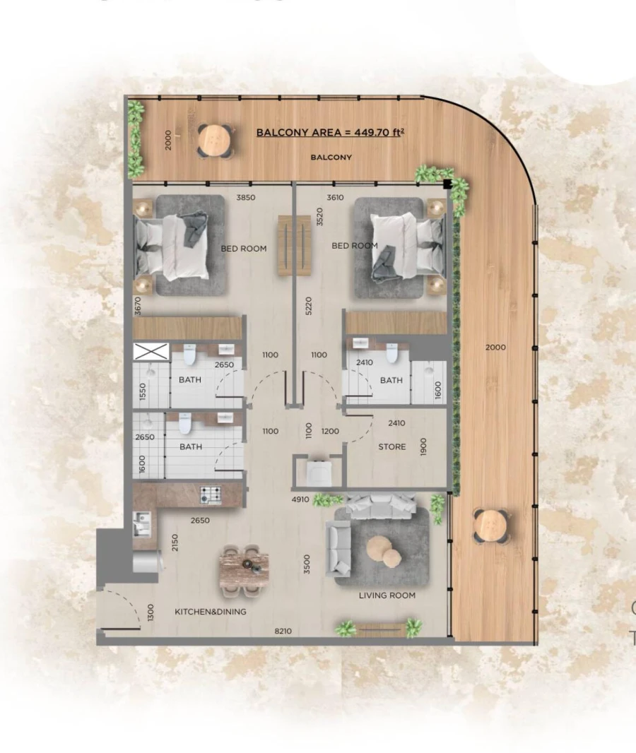 2 BR — 2 Bedroom