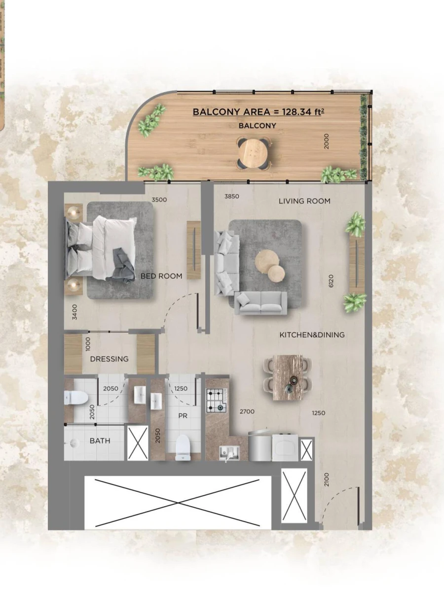 1 BR — 1 Bedroom