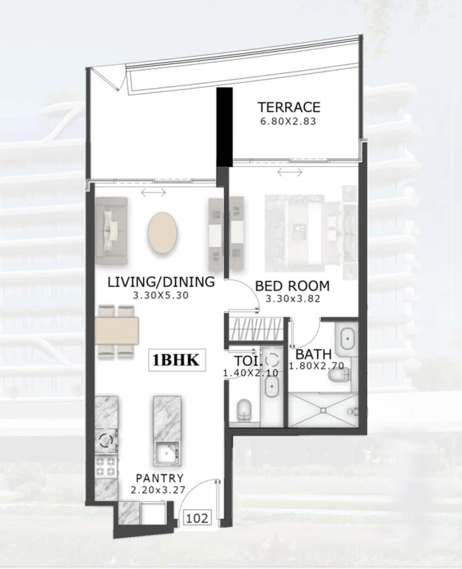 1 BR — 1 Bedroom