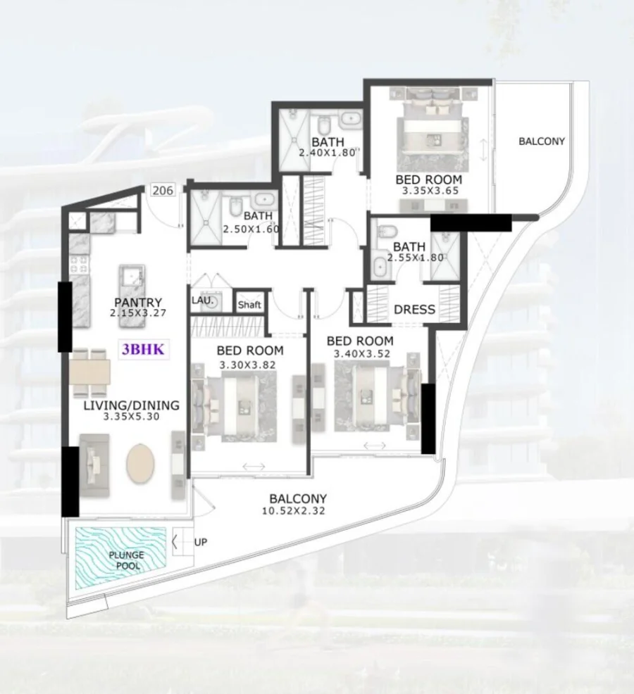 3 BR — 3 Bedroom