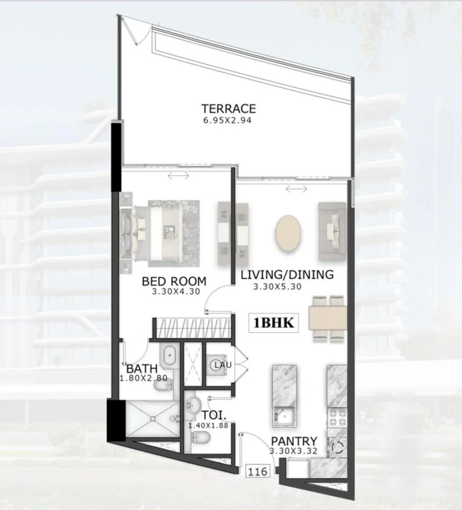 1 BR — 1 Bedroom