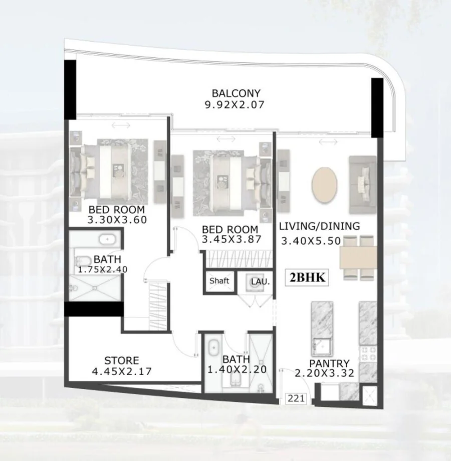 2 BR — 2 Bedroom