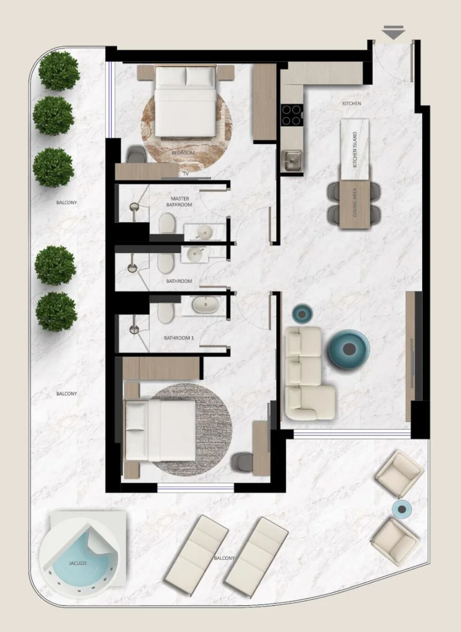 2 BR — Two Bedroom Series 09