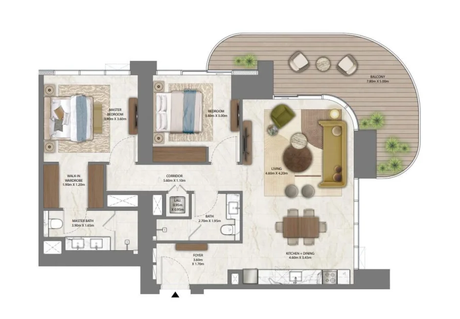 2 BR — 2 BEDROOM