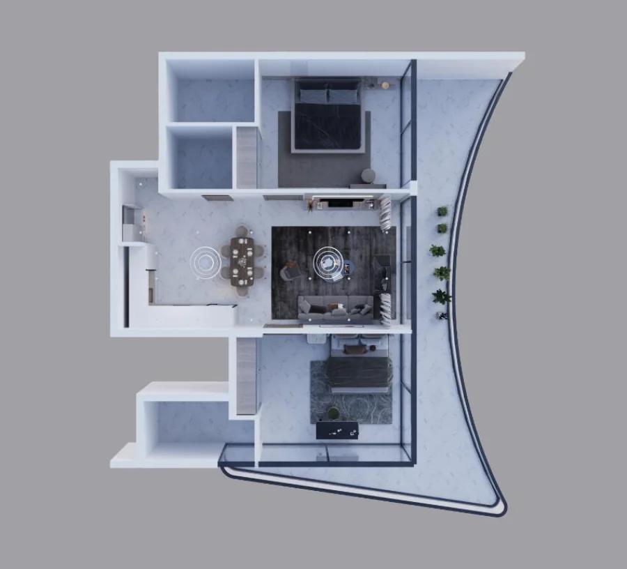 2 BR — 2 Bedroom Type 1