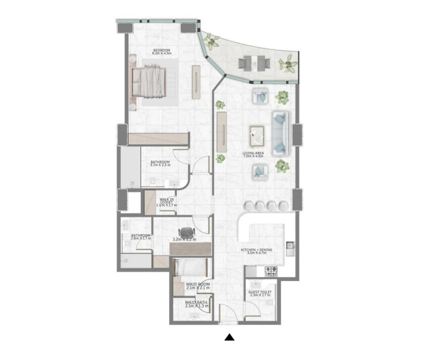 1 BR — 1 Bedroom + Den