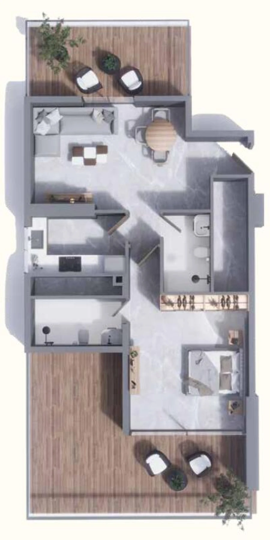 1 BR — 1 BHK