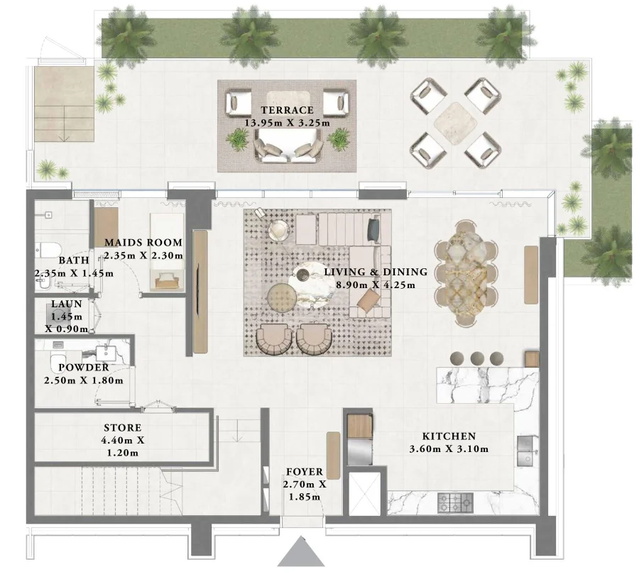 3 BR — 3 Bedroom Townhouse Type 2