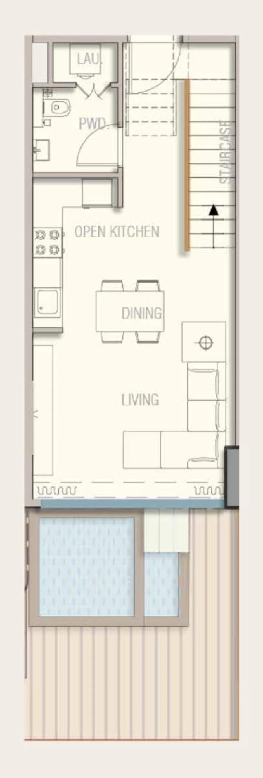 1 BR — 1BHK Duplex