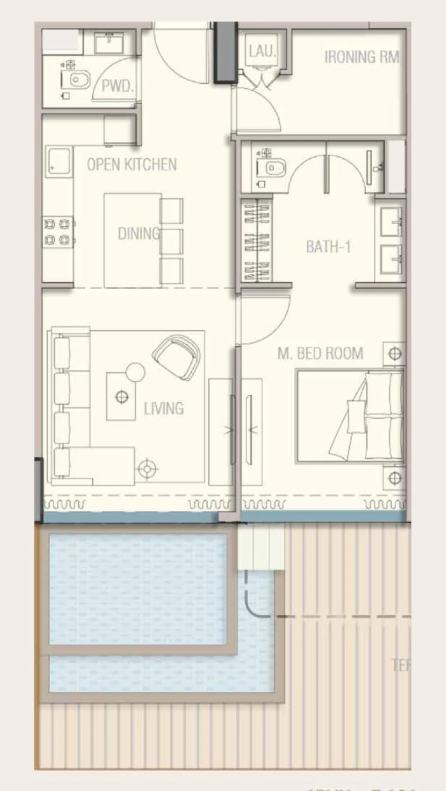 1 BR — 1BHK