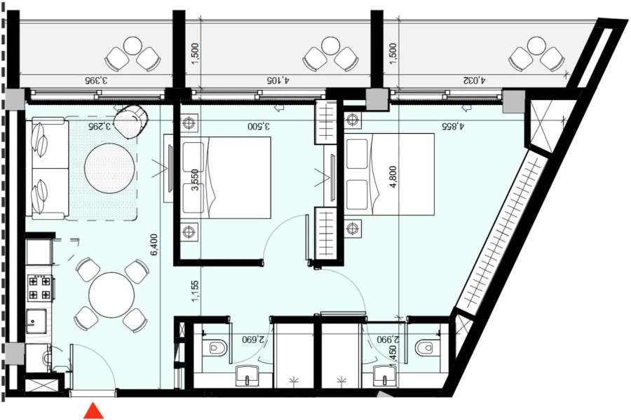 2 BR — 2 Bedroom Type 02