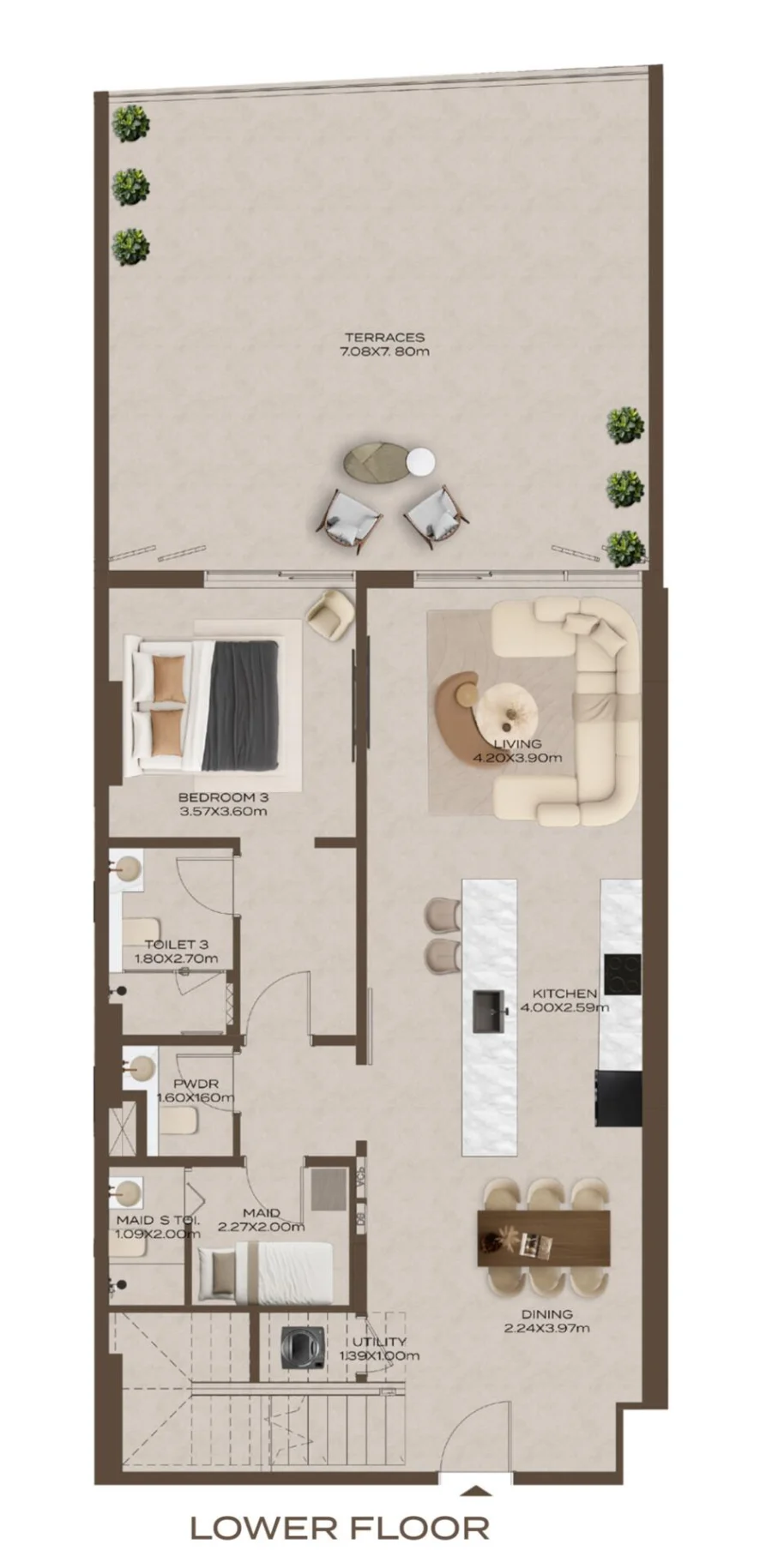 3 BR — Townhouse Type A