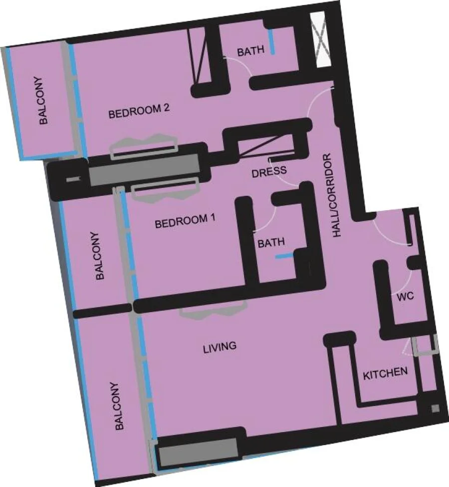 2 BR — 2 Bedroom