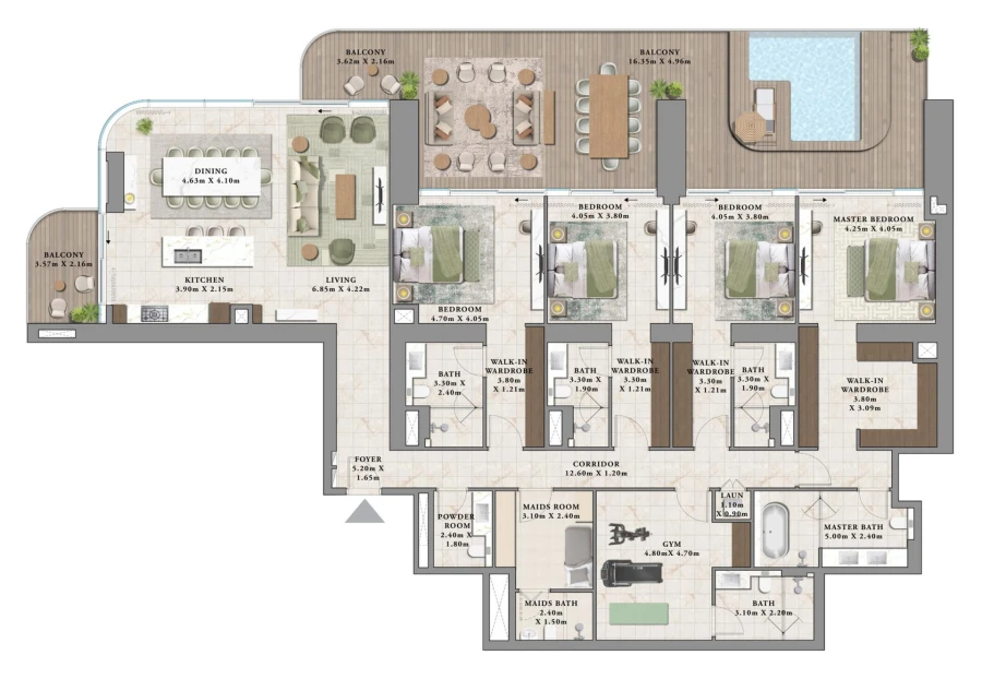 4 BR — 4 Bedroom Type A2