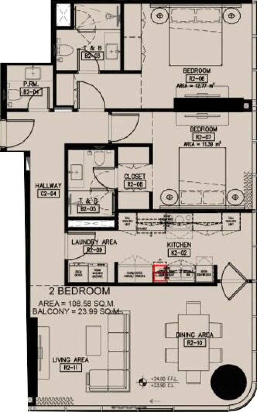 2 BR — 2 Bedroom