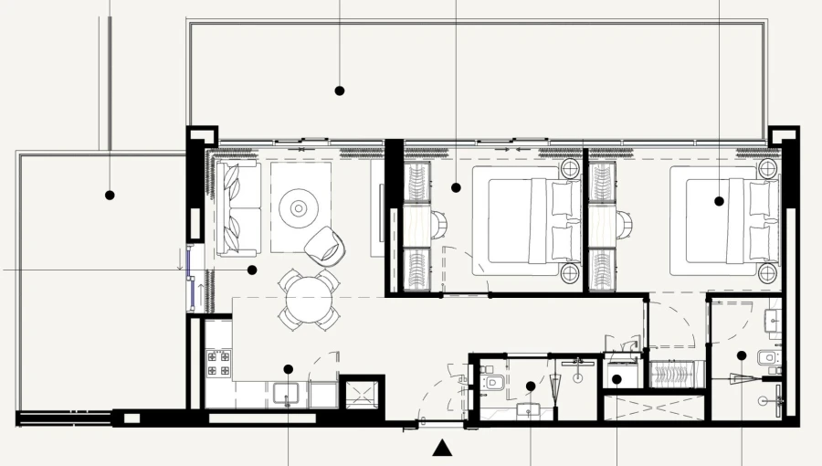 2 BR — 2 Bedroom (TYPE-2A)