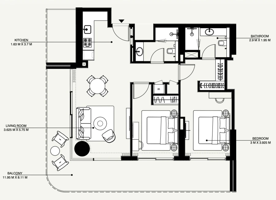 2 BR — 2 Bedroom Type 4