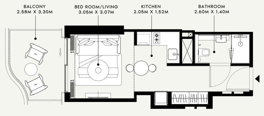 Studio — Studio Type 1B