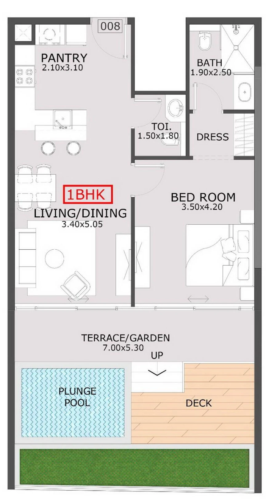 1 BR — 1 Bedroom