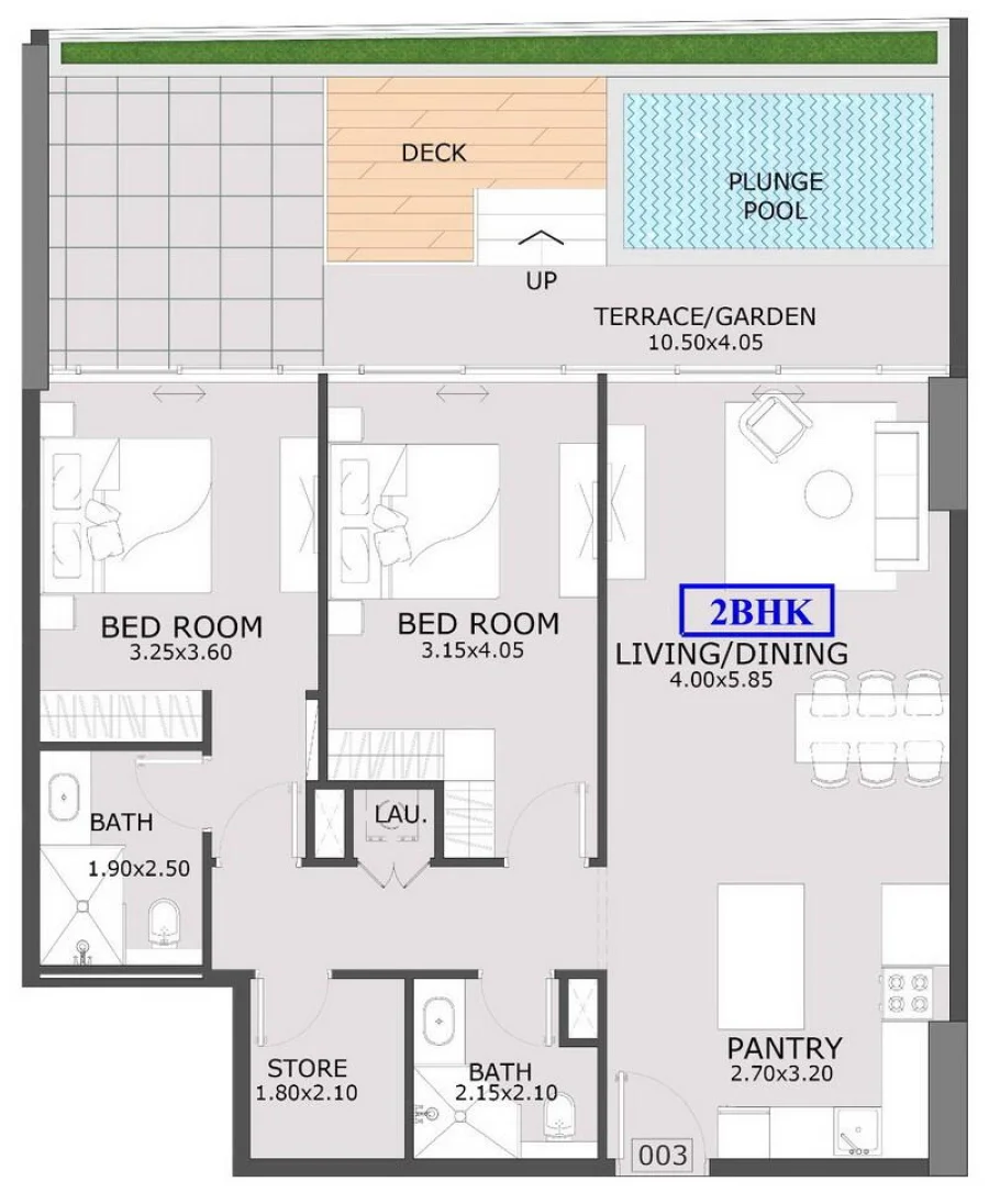 2 BR — 2 Bedroom