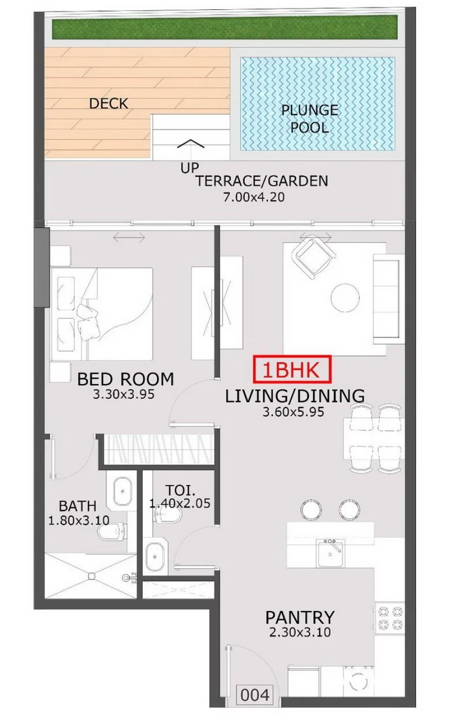 1 BR — 1 Bedroom