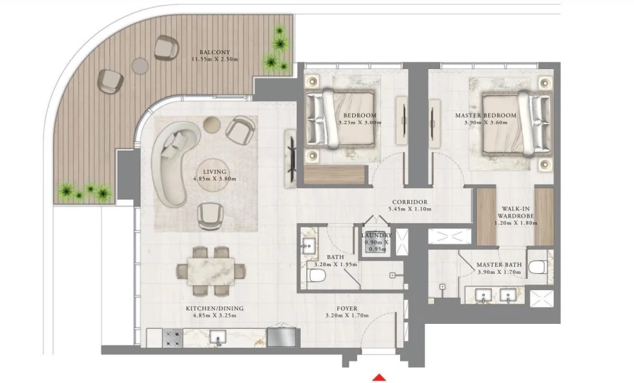 2 BR — 2 BEDROOM