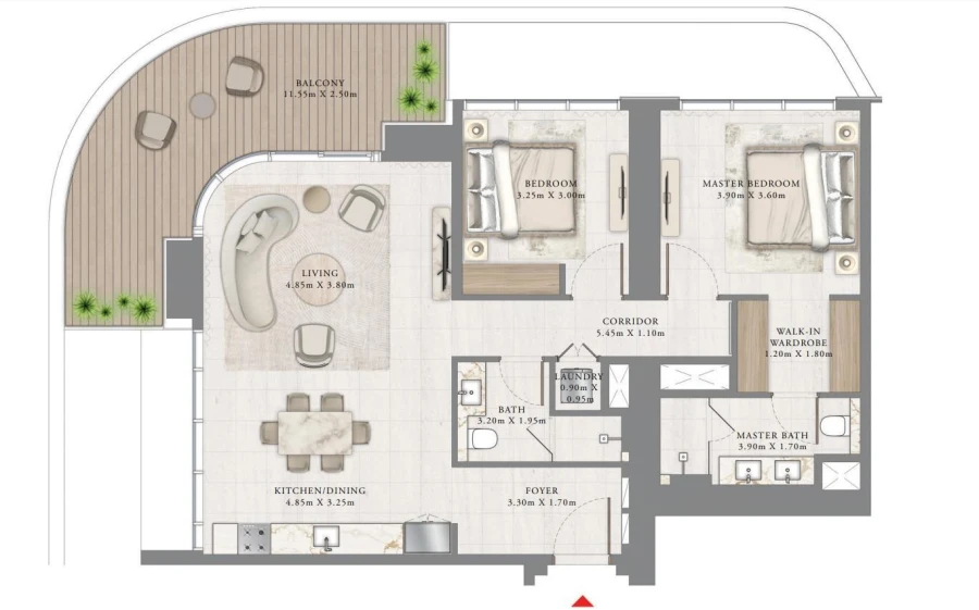 2 BR — 2 BEDROOM