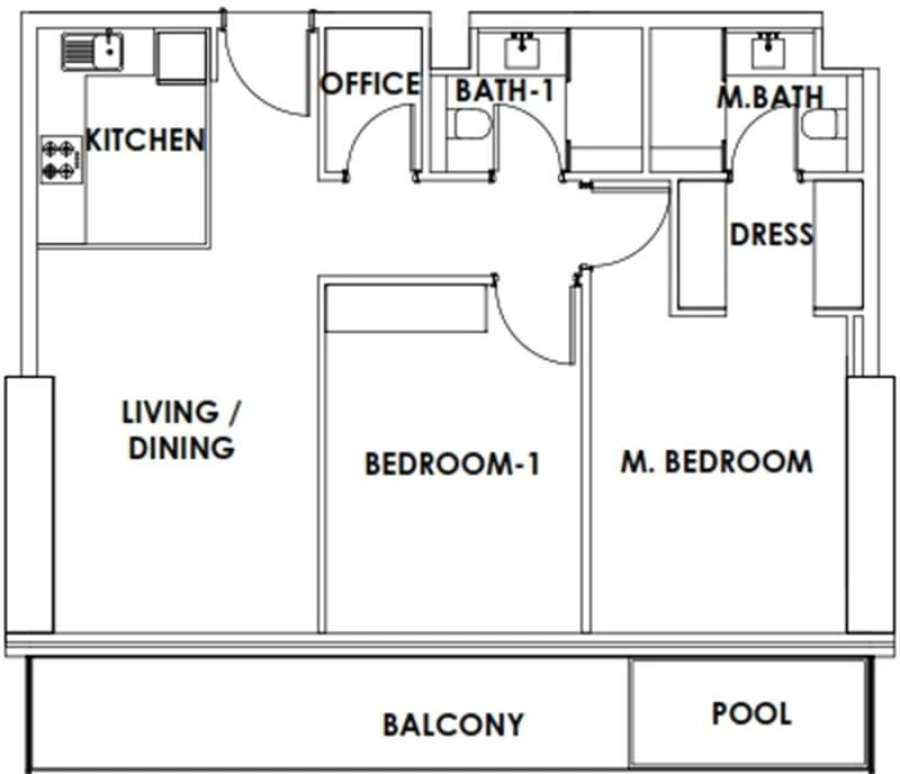2 BR — 2 Bedroom