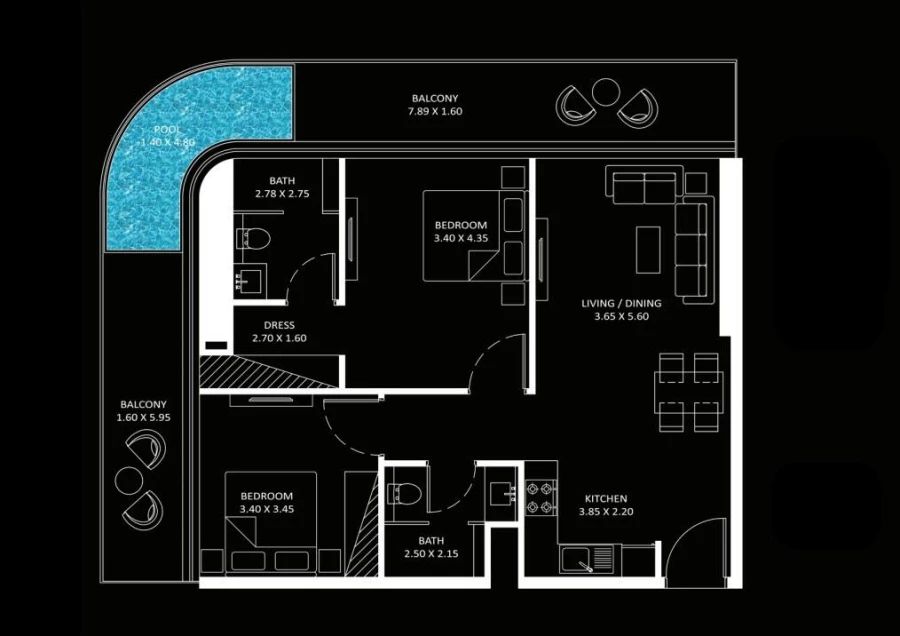 2 BR — 2 Bedroom Type - A