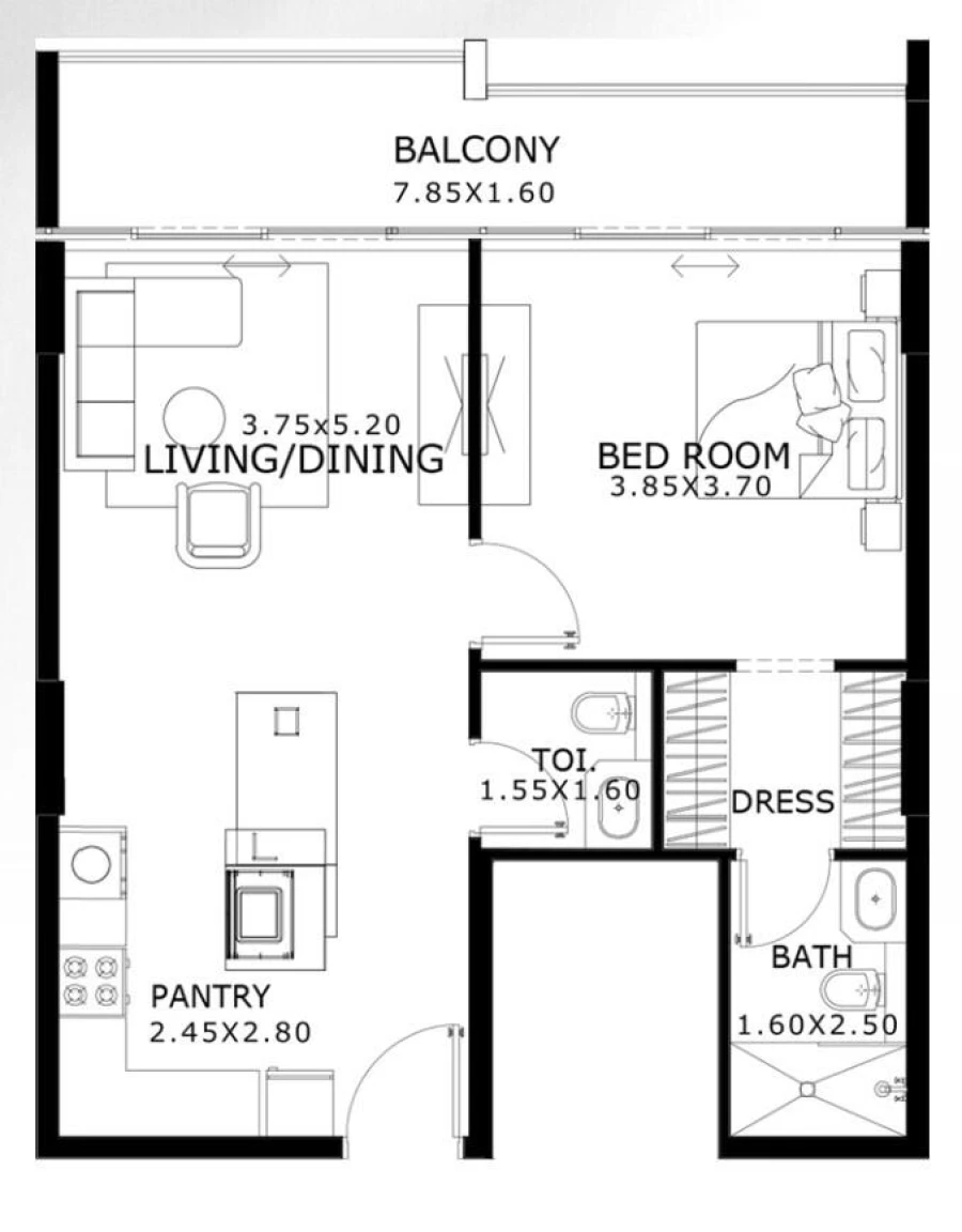 1 BR — 1 BR