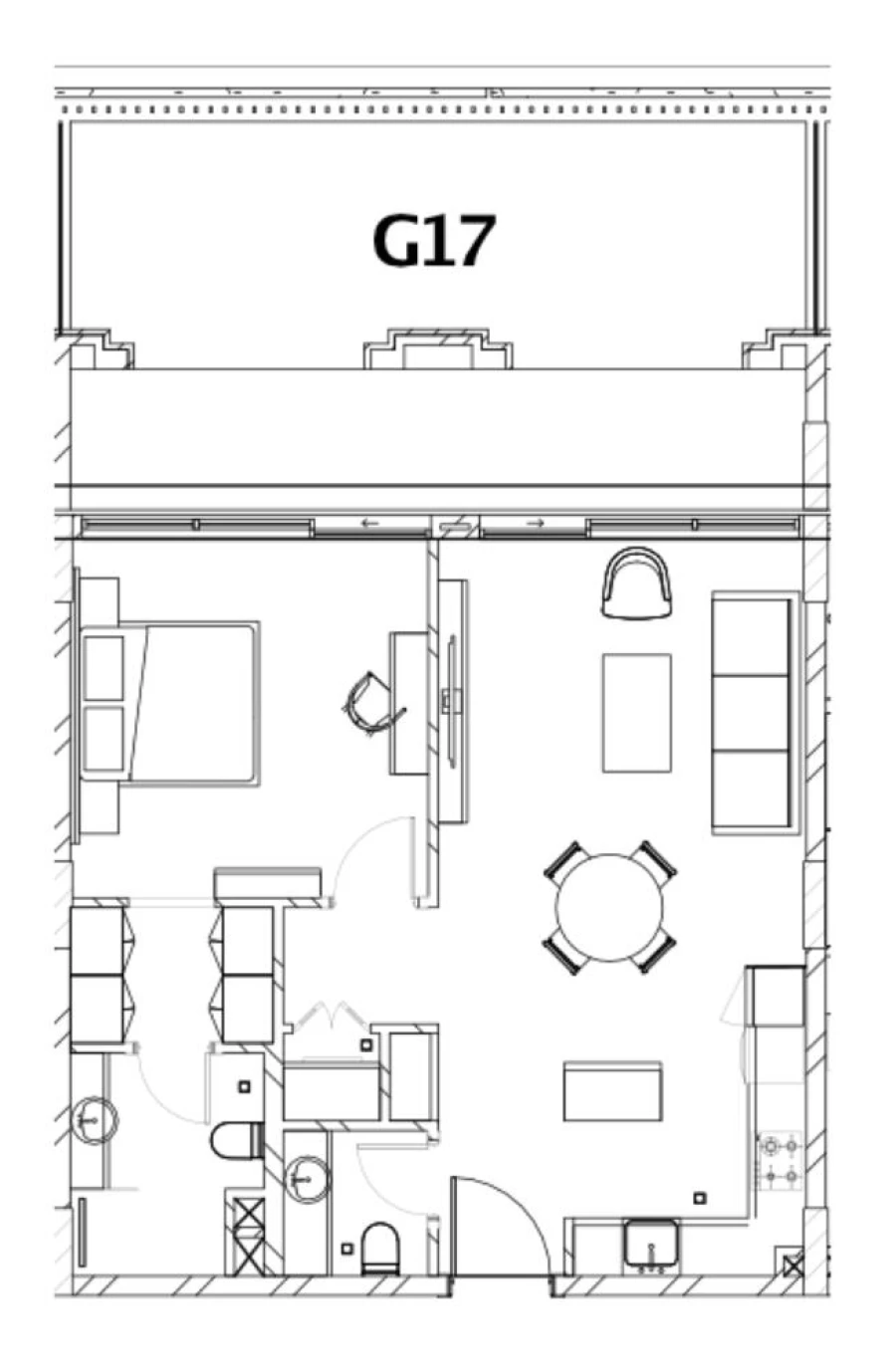 1 BR — 1 Bedroom G17