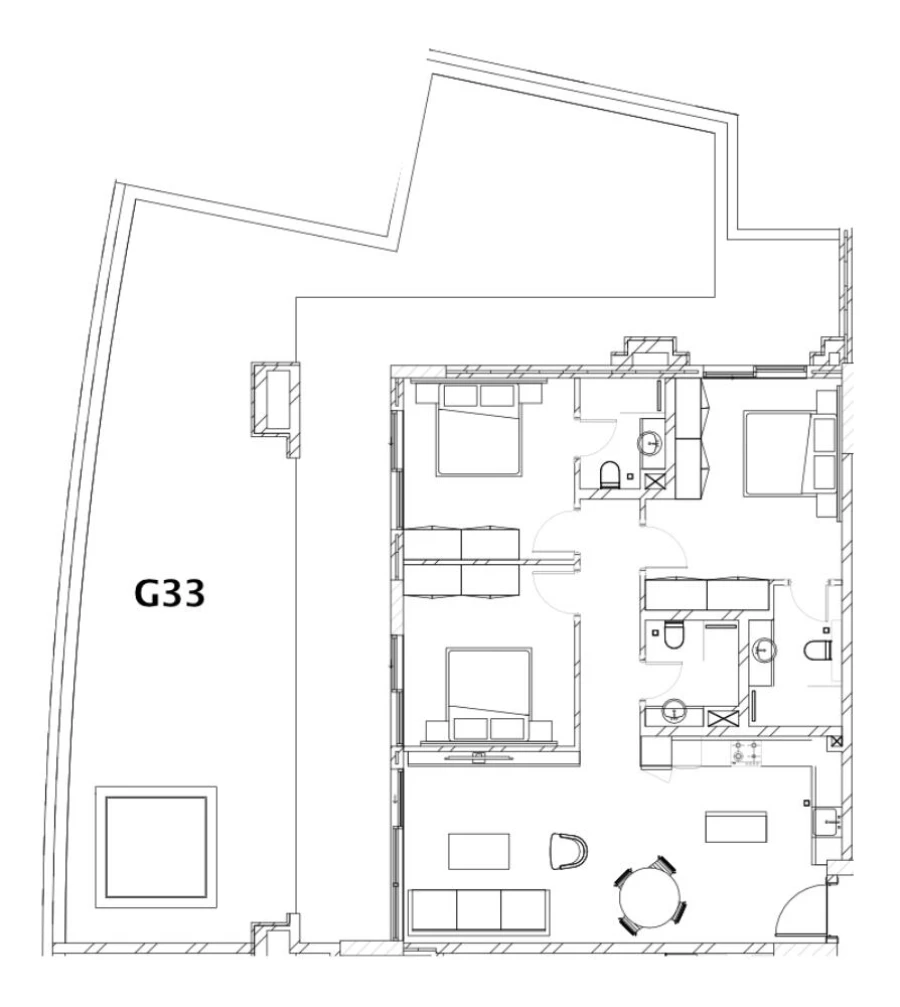 3 BR — 3 Bedroom G33