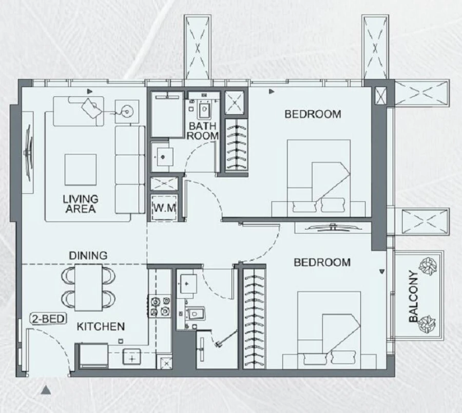 2 BR — 2 Bedroom Type 04