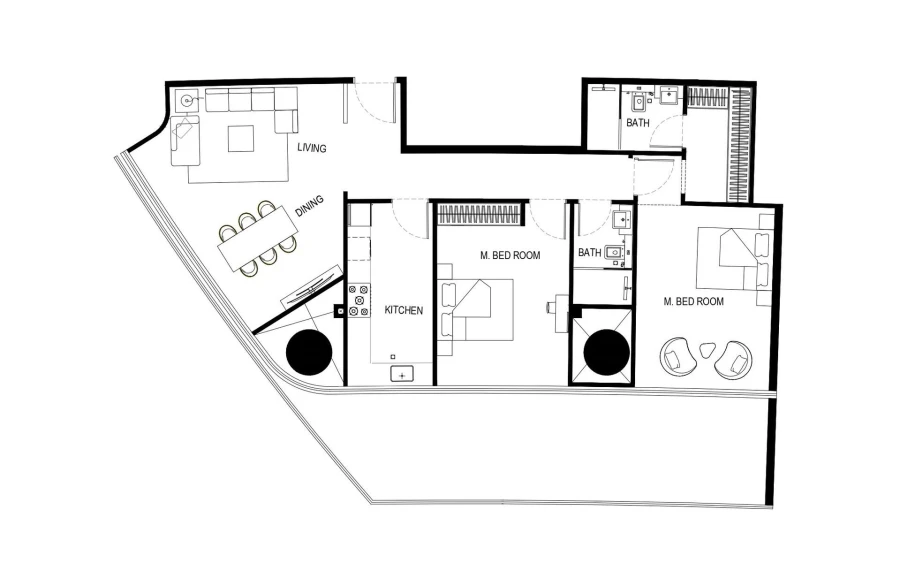 2 BR — 2 Bedroom Type 2