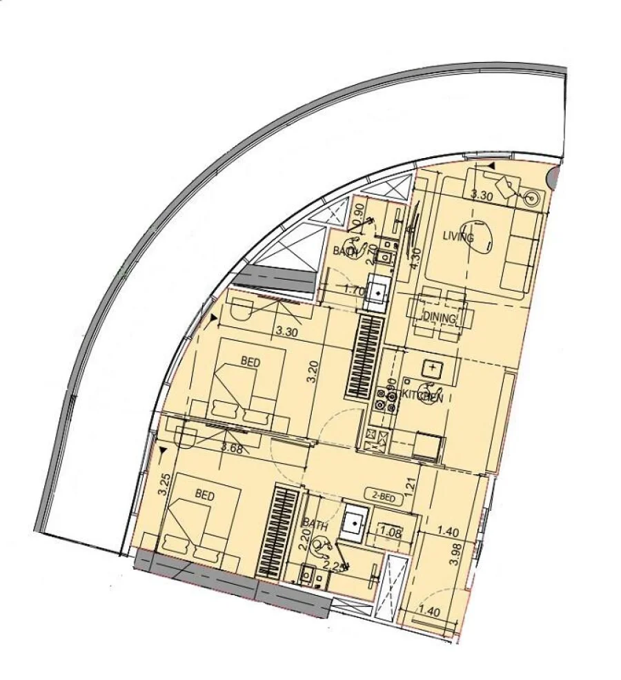 2 BR — 2 Bedroom A