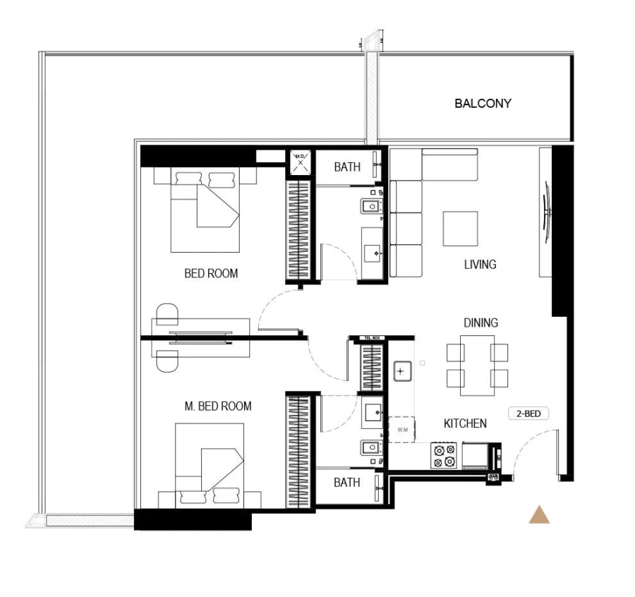 2 BR — 2 Bedroom Type 2