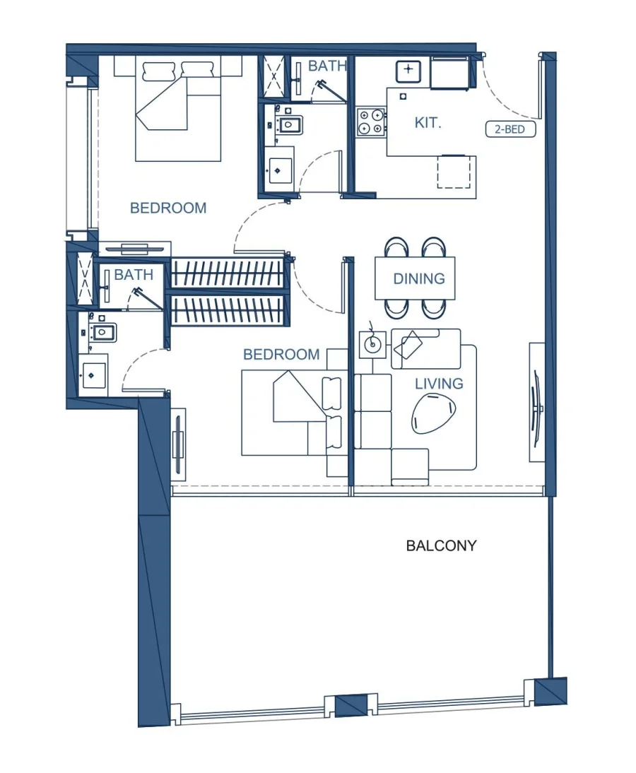 2 BR — 2 Bedroom Type 3
