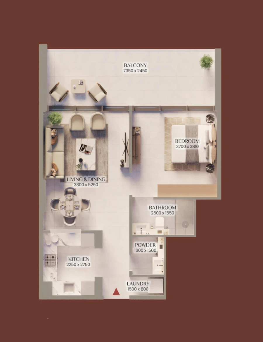 1 BR — 1 Bedroom Type 1