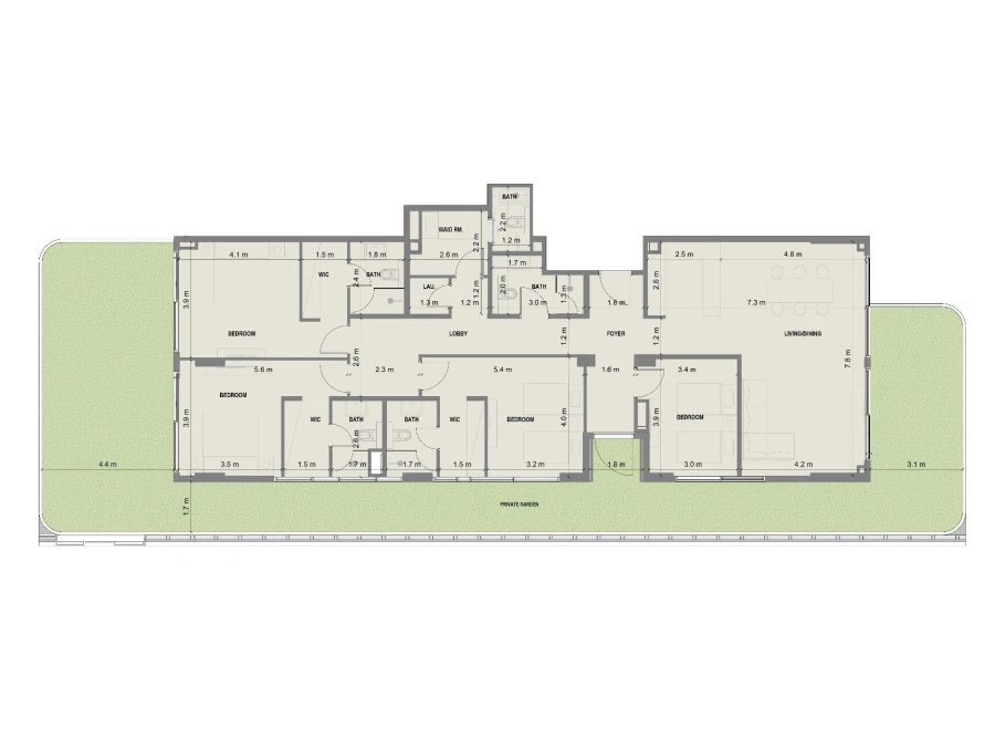 4 BR — 4 Bedroom Type 3