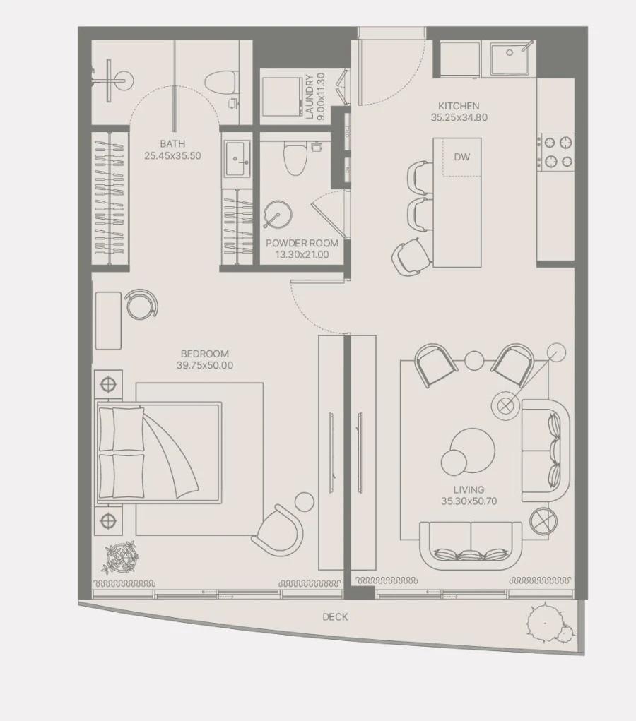 1 BR — 1 Bedroom 1D