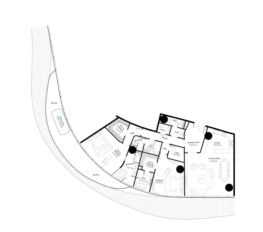 2 BR — Cannes - 2 Bedrooms Mansion