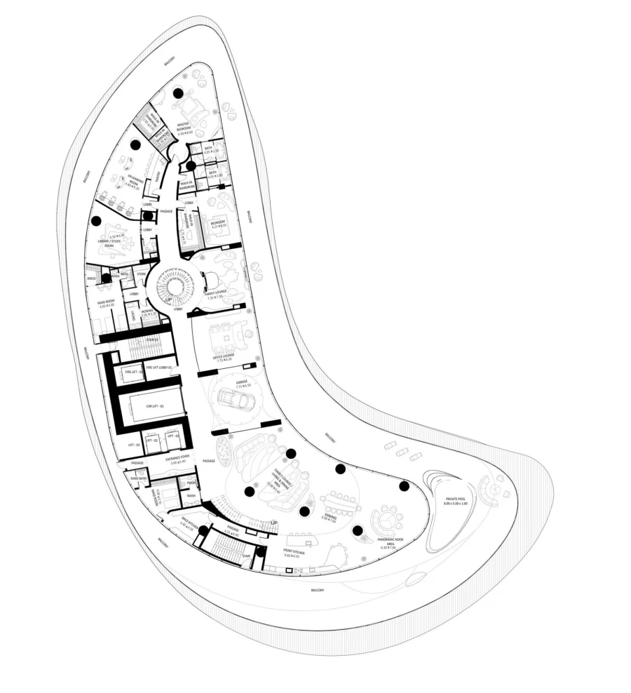 6 BR — Sky Mansion - 6 Bedrooms Mansion