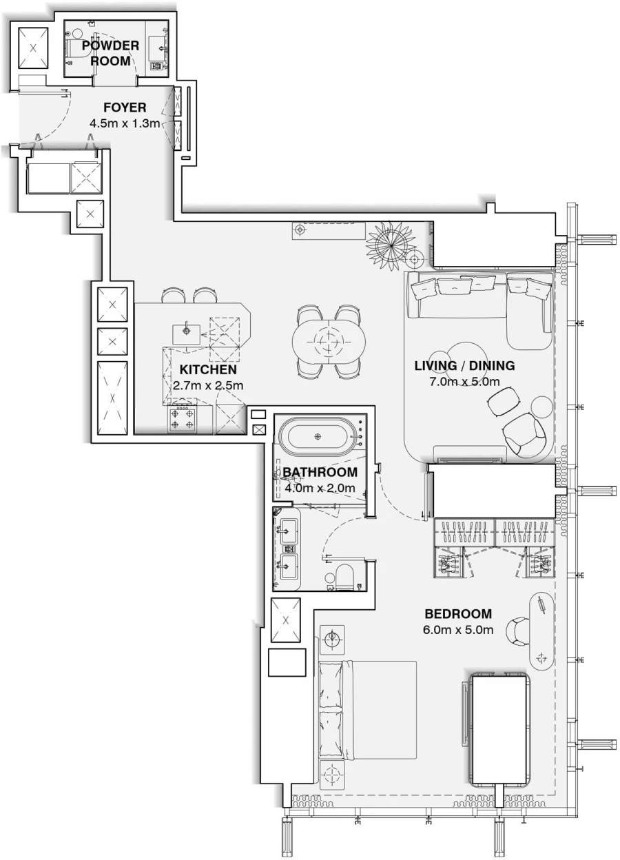 1 BR — One Bedroom 13