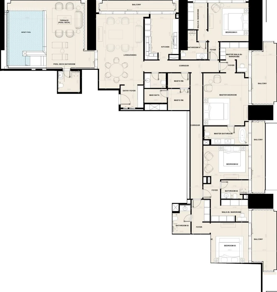 4 BR — DIAMOND 4 Bedroom