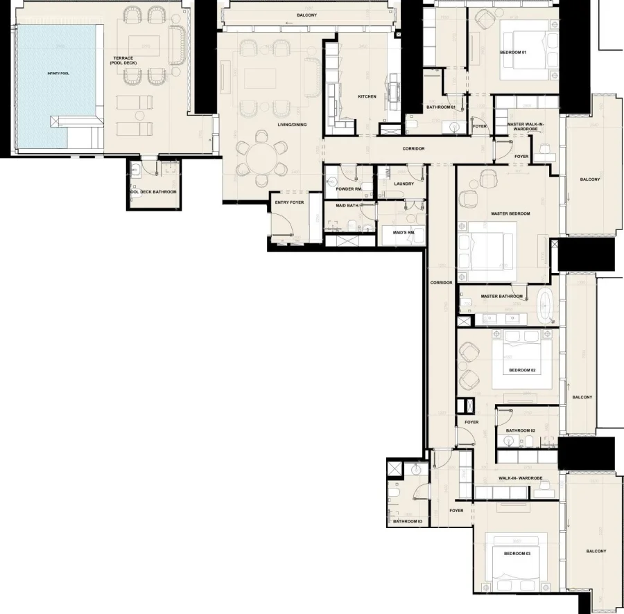 5 BR — DIAMOND 4 Bedroom