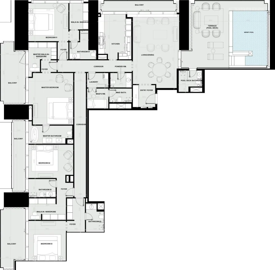 4 BR — DIAMOND 4 Bedroom